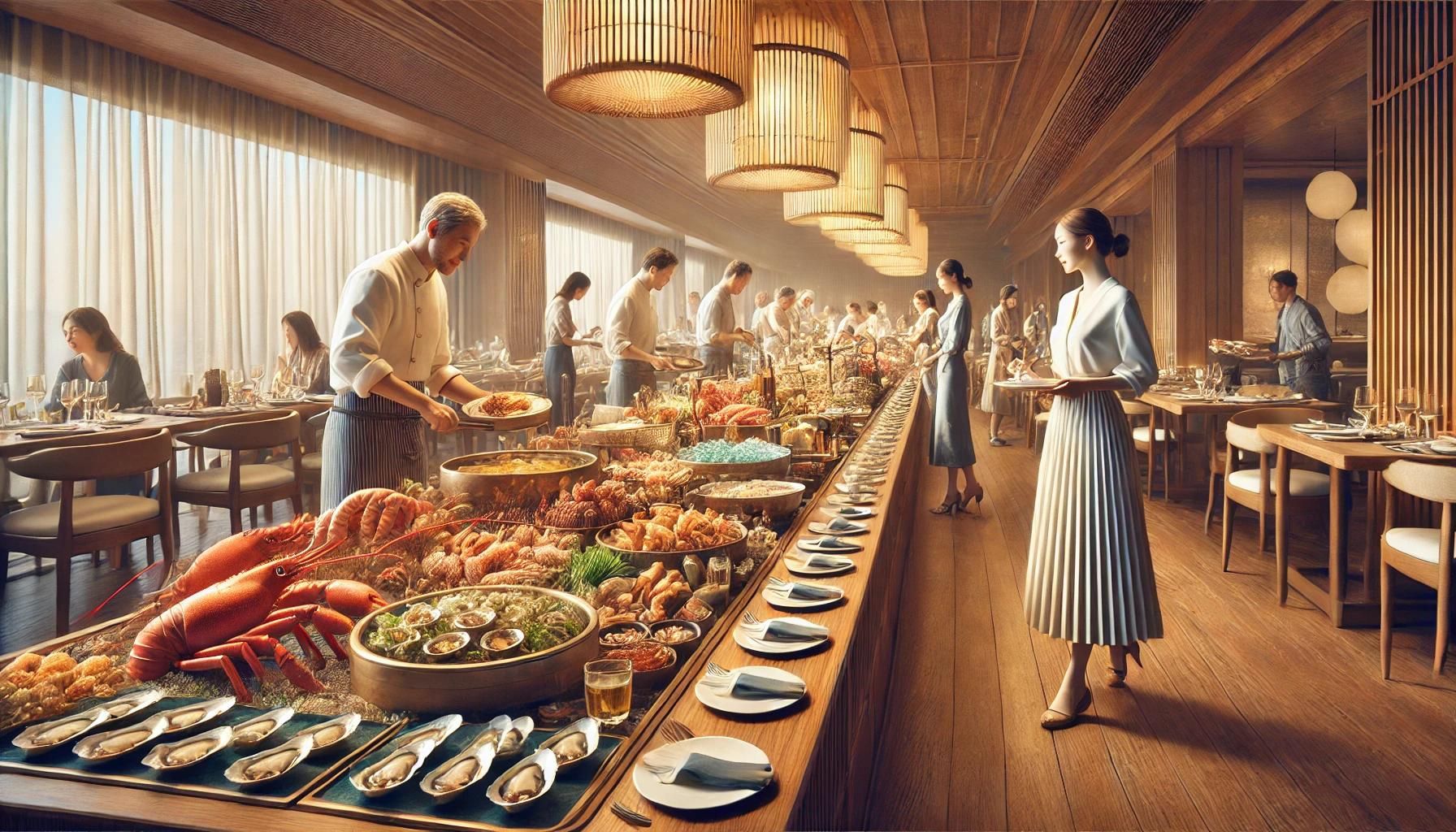 seafood buffet experience